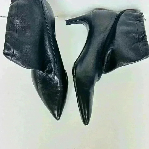 3.1 Phillip Lim Pointed Toe Slouch Drawstring Pull Ankle Booties - Picture 5 of 11